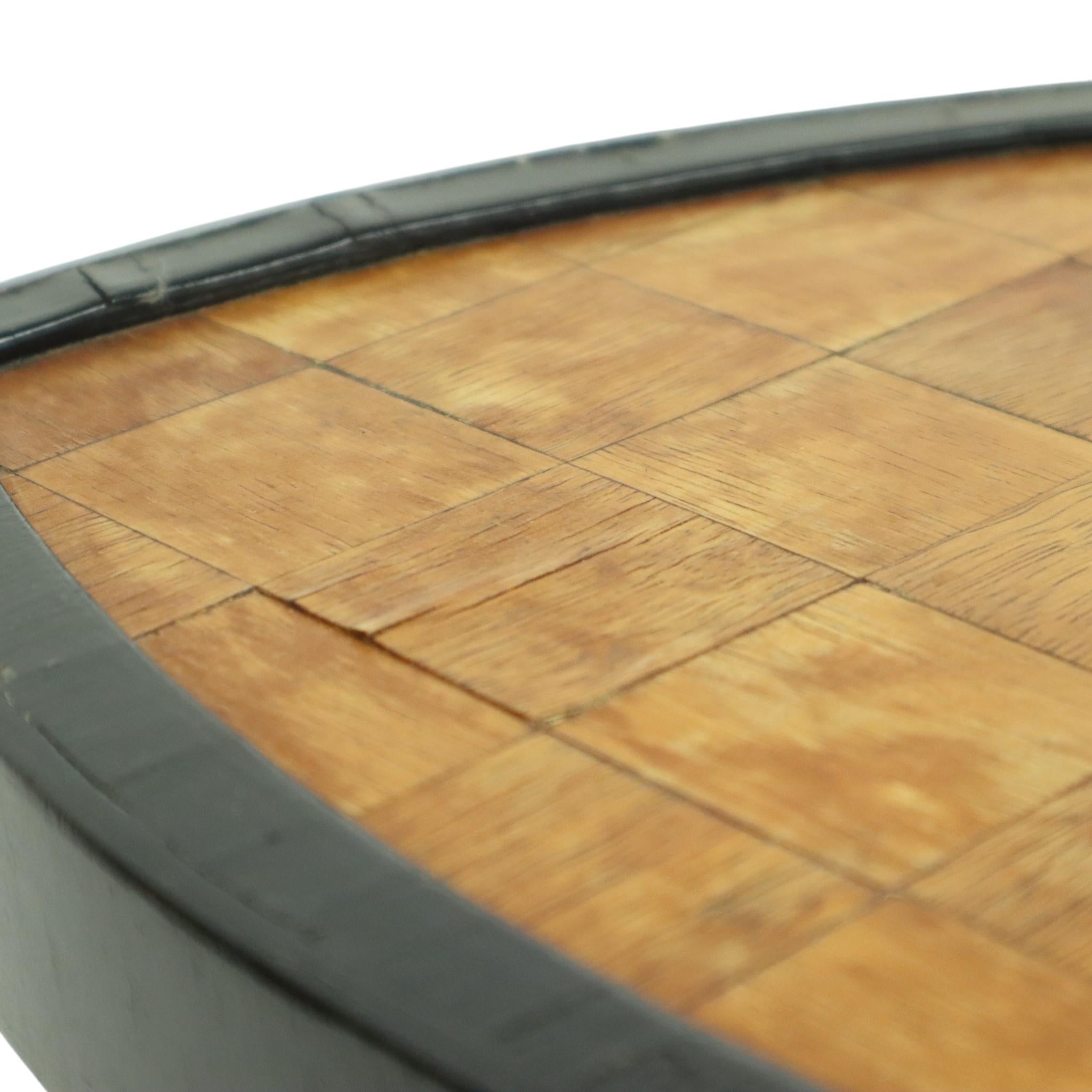 Petite table à plantes triangulaire Wood Wood 1950s en vente 4