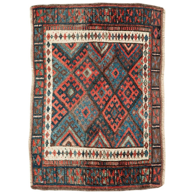 Small Tribal Antique Persian Jaff Kurd Rug at 1stDibs | small tribal rugs,  milan jaff