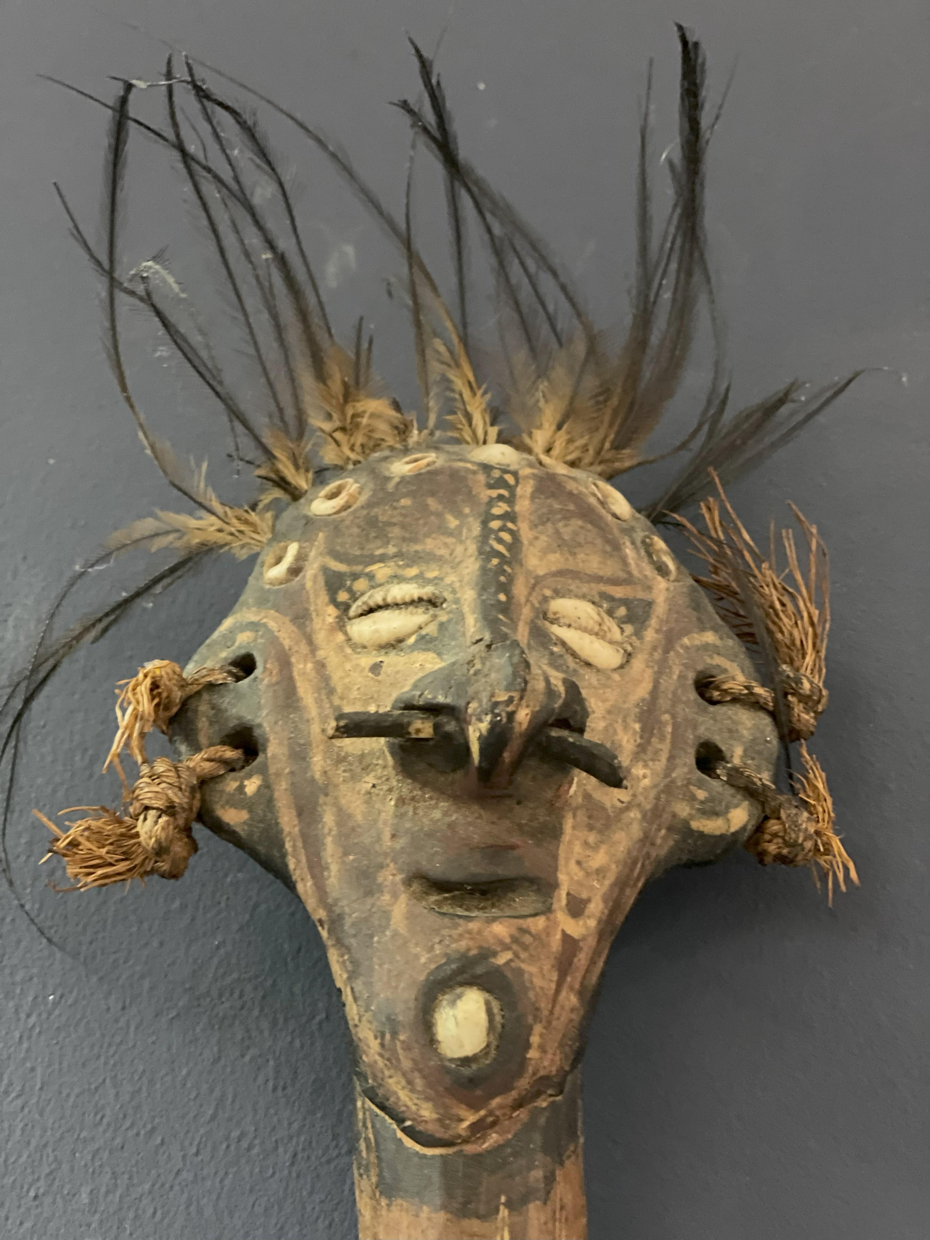 Wood Small tribal mask For Sale