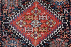 Small Tribal Wool Area Rug Handmade Traditional Living Room Rug
