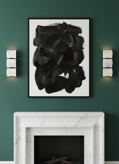 Kleiner "Dreifachblock" Modell #145 Alabaster-Leuchter nach Pierre Chareau