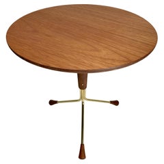 Small Tripod Base Table by Swedish Designer Alberts Larrson for Alberts Tibro