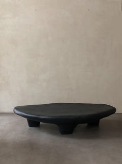Organic Form, Small Tripod Black Fiberglass Coffee Table by kar