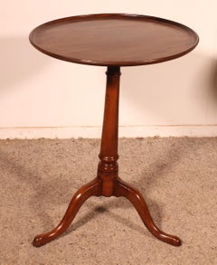 Small Tripod Table Called Tea Table In Mahogany -18° Century