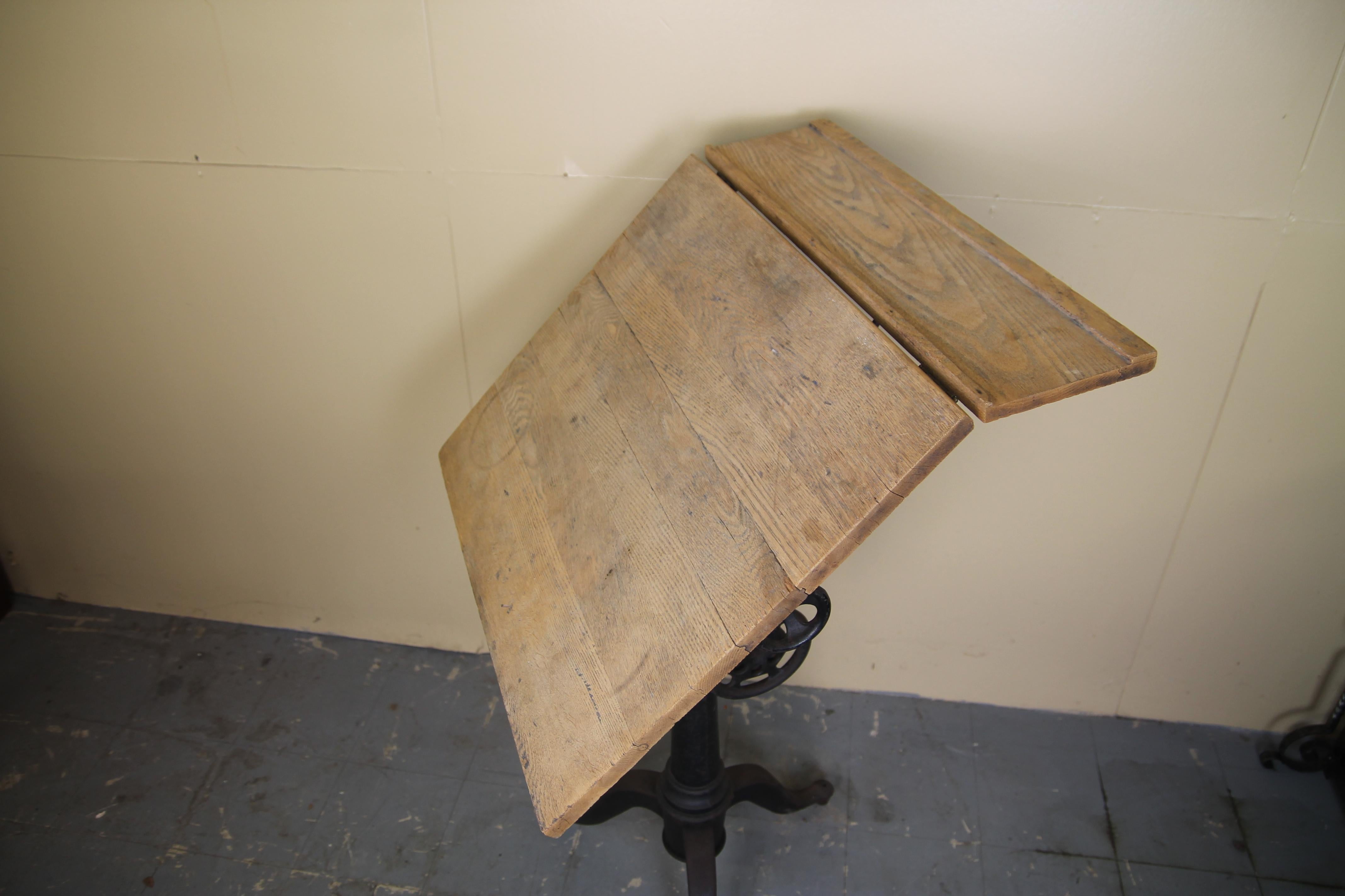 Early 20th Century Small Turn of the Century Drafting Table