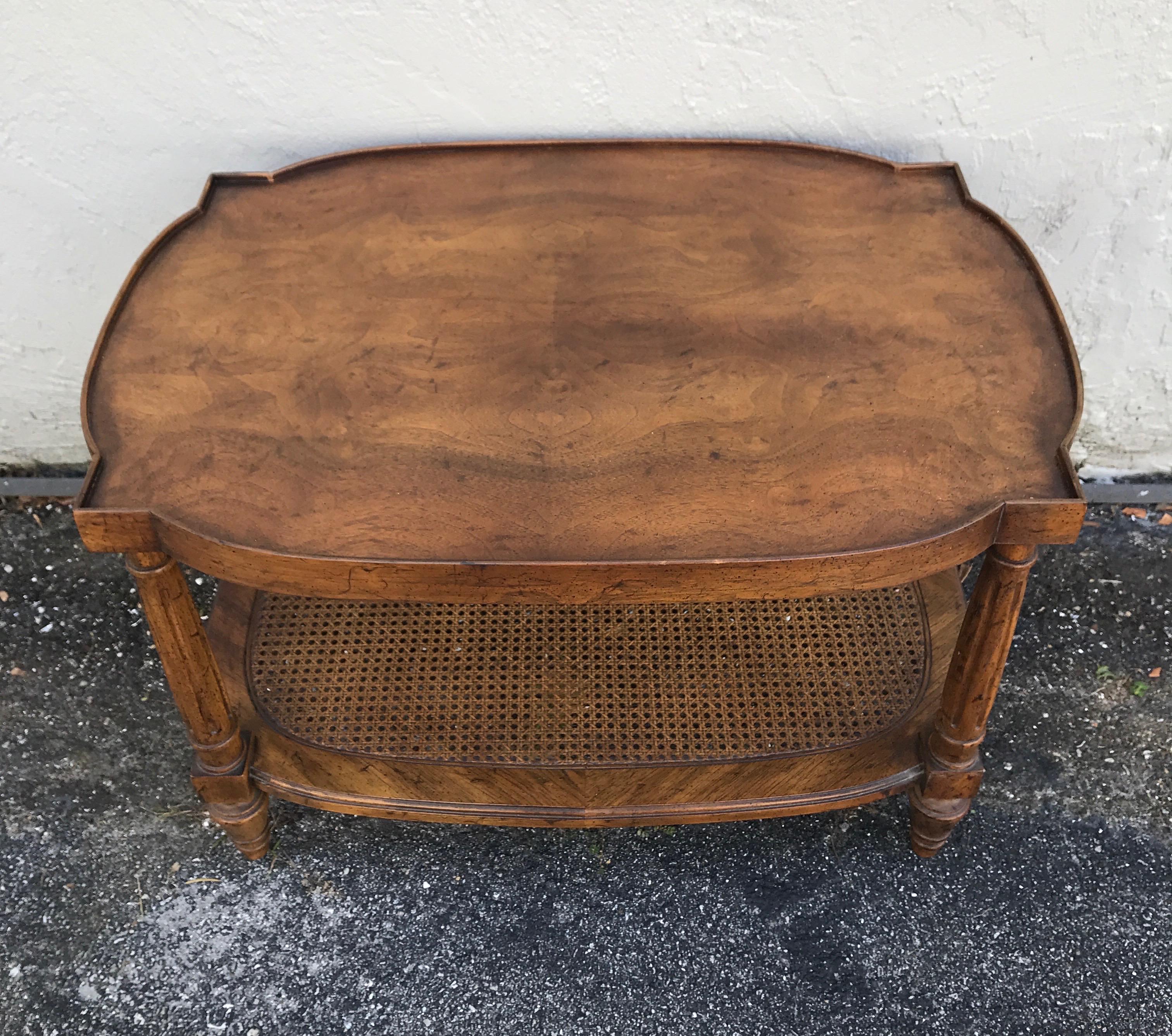 small 2 tier coffee table