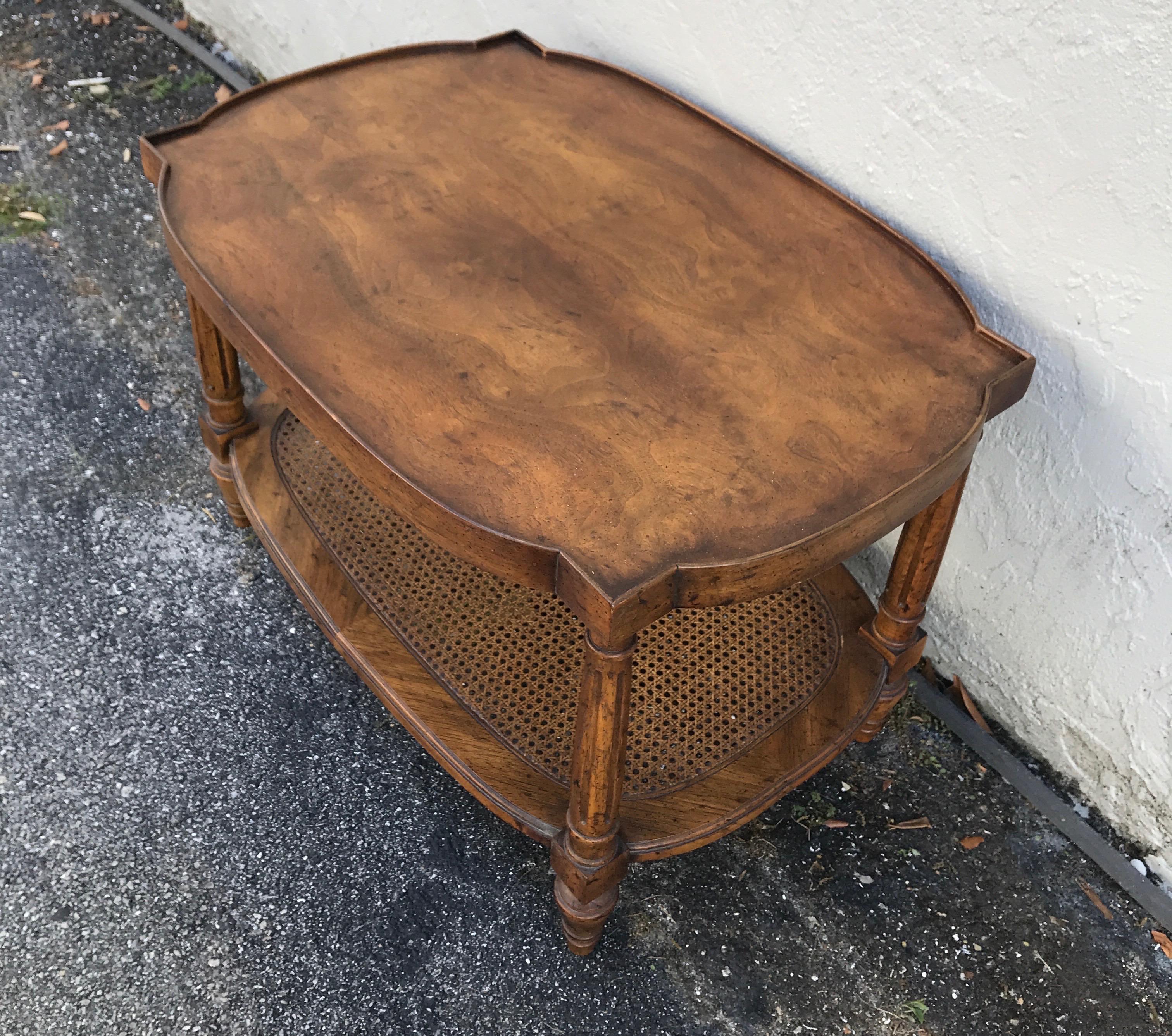 small 2-tier coffee table