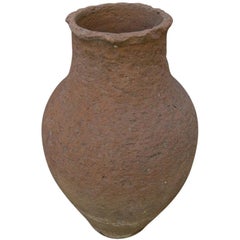 Small Un-Glazed Terracotta Oil Jar