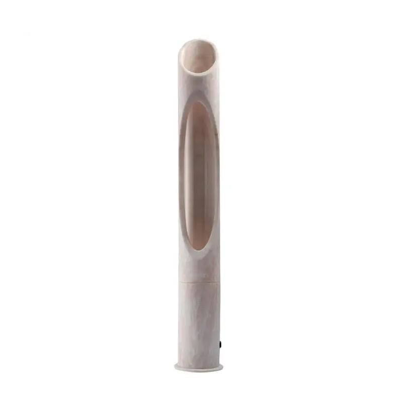 Kleine einzigartige handgefertigte rosa Rosa Egeo Marmor Armonia Lampe S, Jacopo Simonetti im Angebot 4