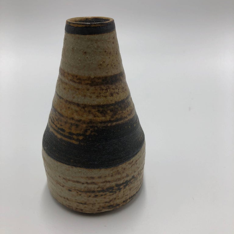 Mid-20th Century Small Unique Mobach Utrecht Vase, 1960 For Sale