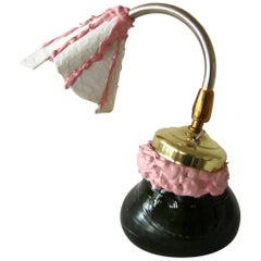 Small Unique Table Lamp from Found Objects by Designer Teemu Salonen, in Stock