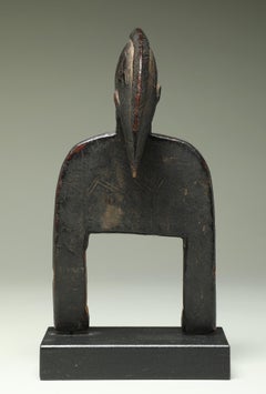 Small Used Senufo Bird Beak Face Weaving Heddle Pulley, Ivory Coast Africa