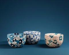 Small Vase Form VII, Inspired by Kirkcaldy Patterns by Frances Priest