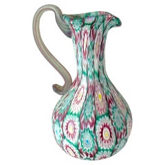 Petit vase en millefiori de Murano, FRATELLI TOSO MURANO, 1920 circa