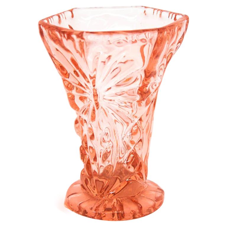 Small Vase of Colored Glass at 1stDibs