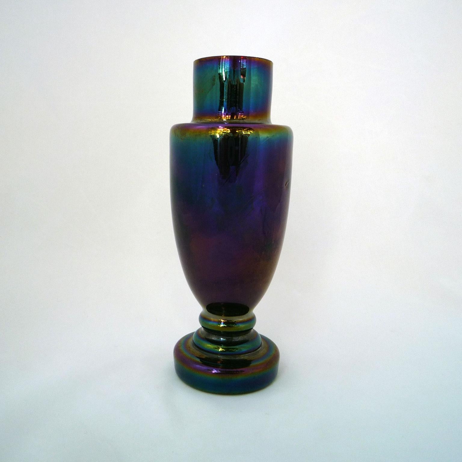 Czech Small Vase Art Deco, Bohemia For Sale