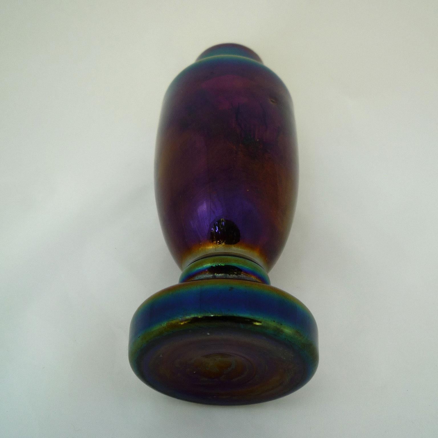 Small Vase Art Deco, Bohemia For Sale 2