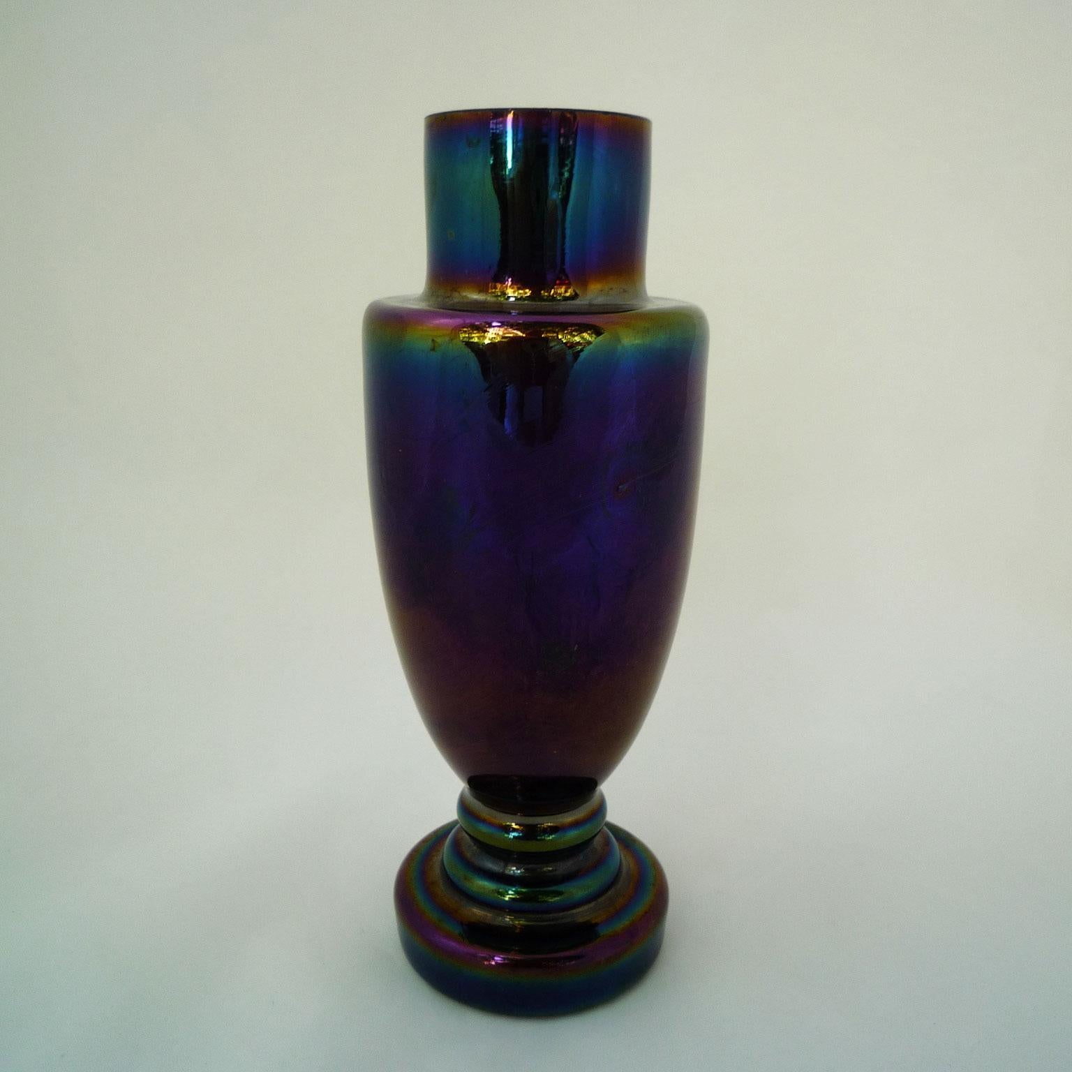 Small Vase Art Deco, Bohemia For Sale 3