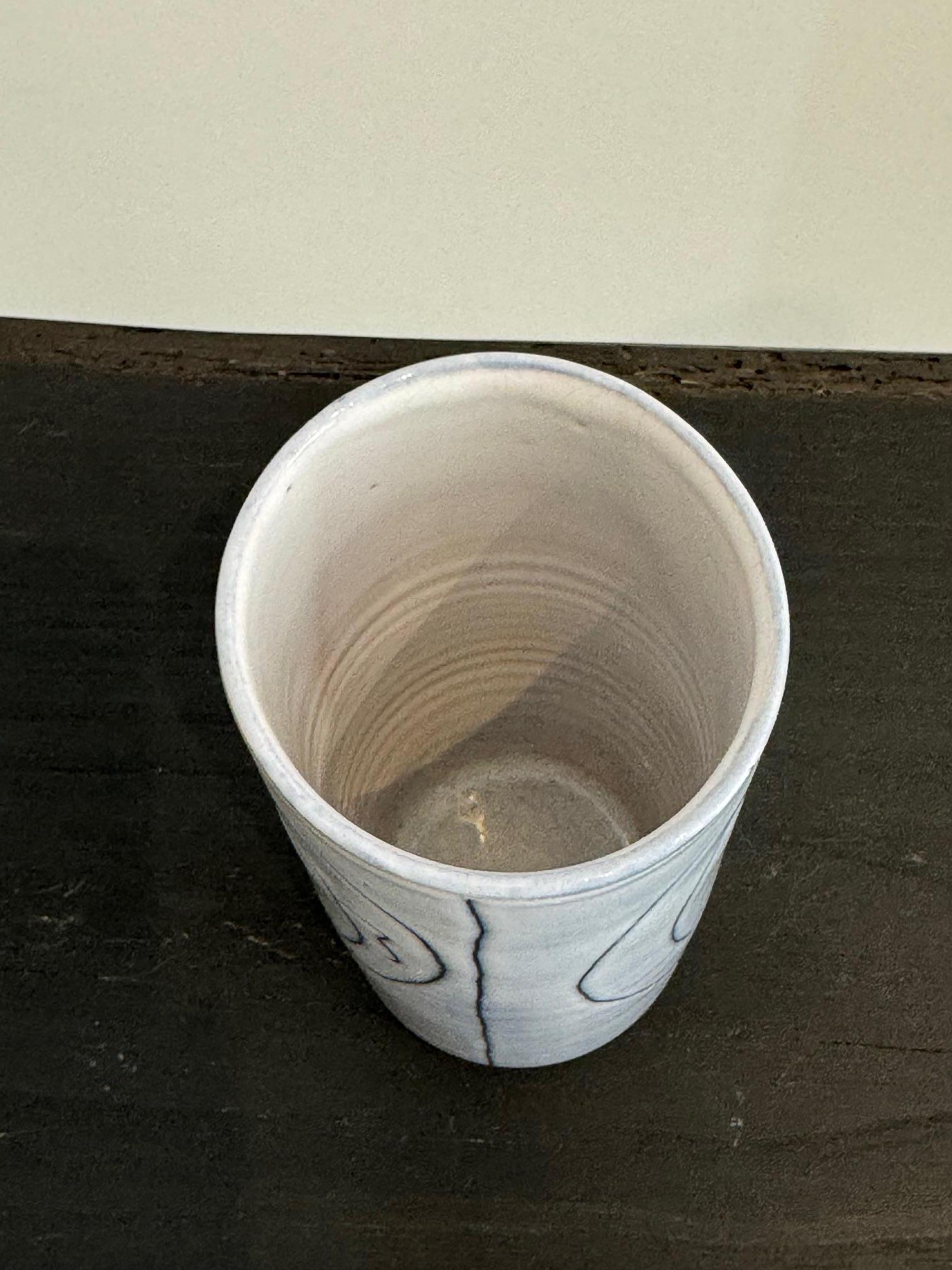 Piccolo vaso con due volti di donna firmato da Jacques Innocenti, anni '50 in vendita 4