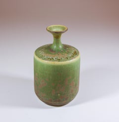 Small Vase with Lovely Glaze, Rolf Palm Mölle, Sweden