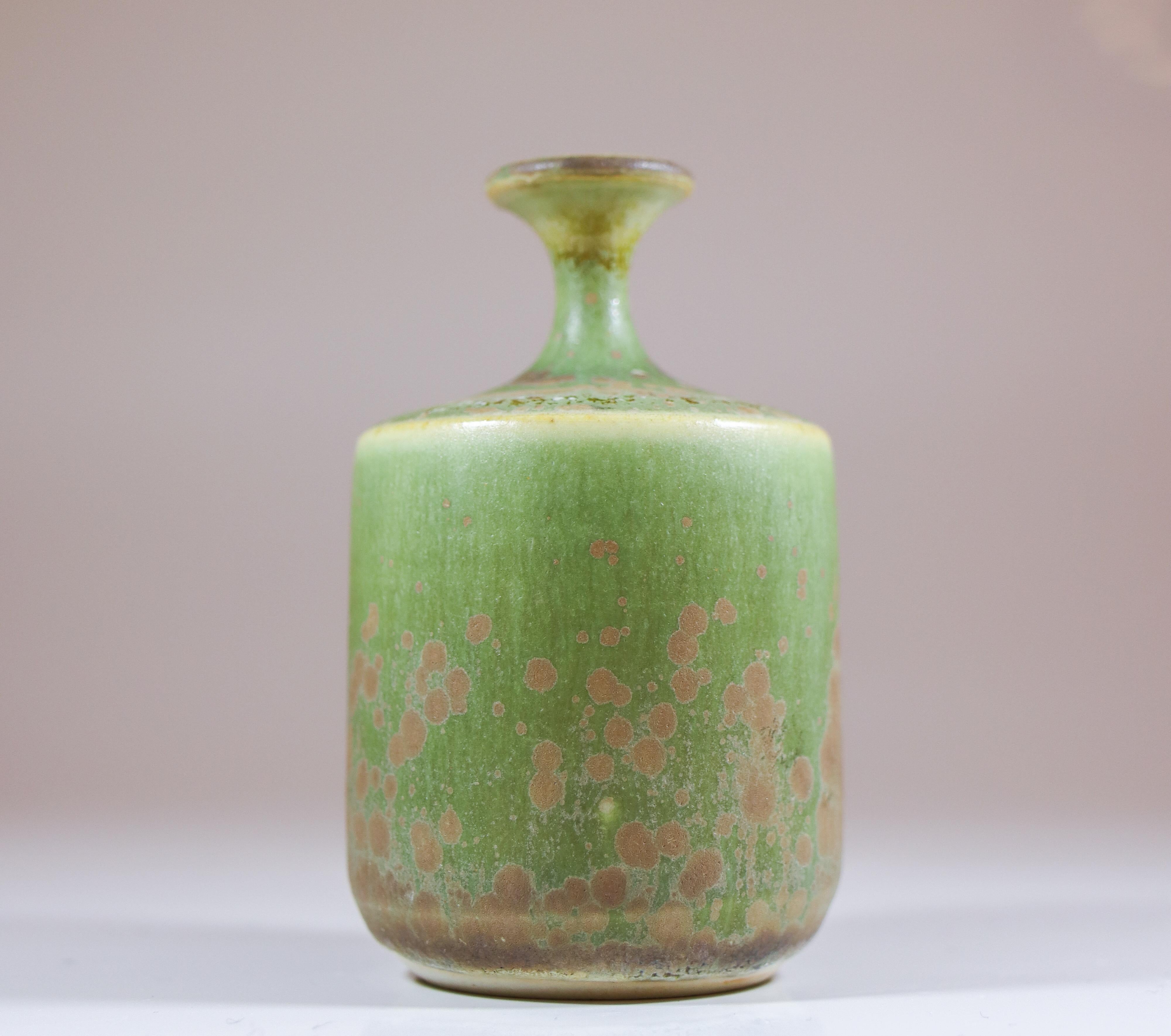 Scandinavo moderno Vaso piccolo con smalto, Rolf Palm Mölle, Svezia in vendita