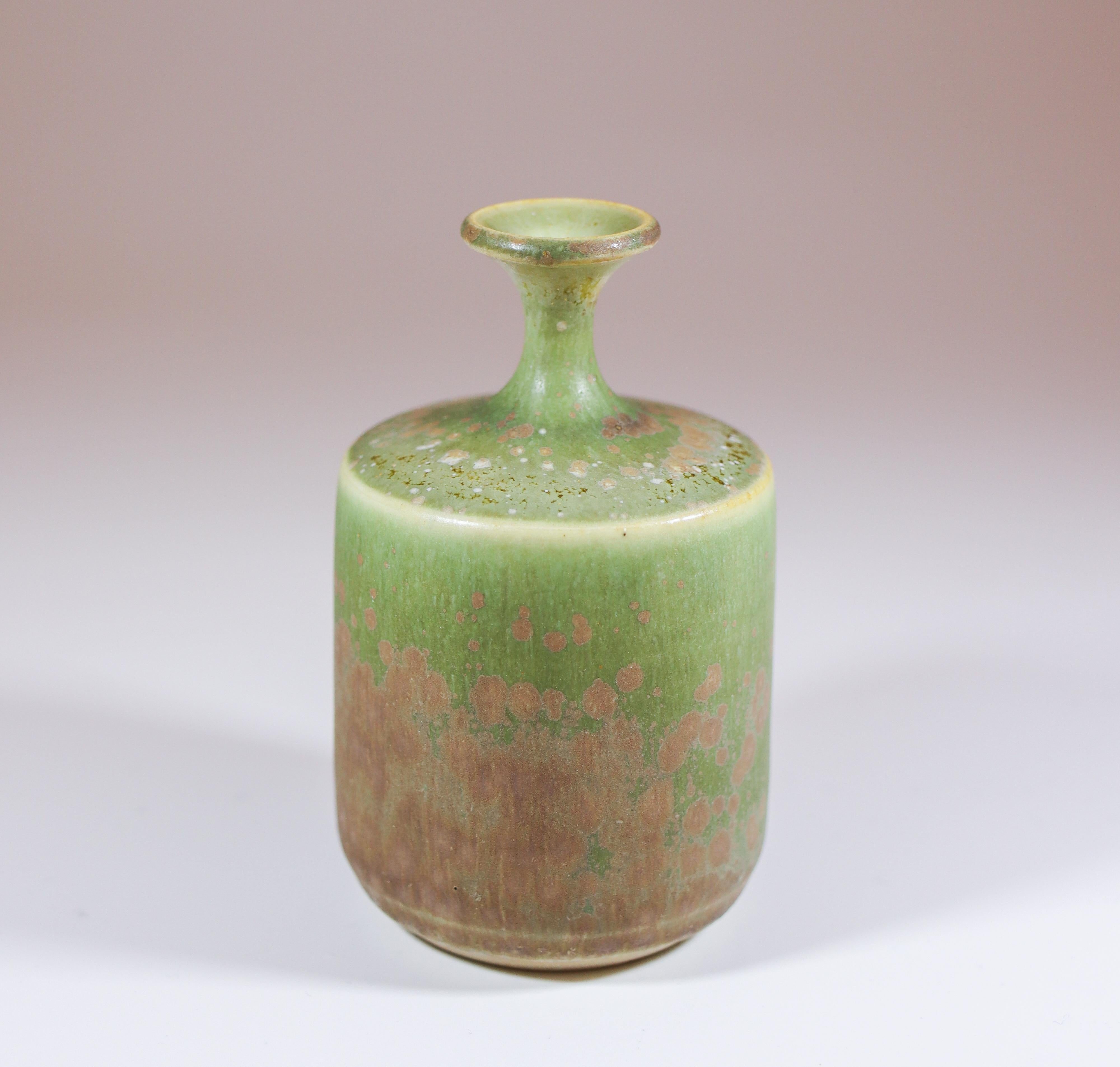 Svedese Vaso piccolo con smalto, Rolf Palm Mölle, Svezia in vendita