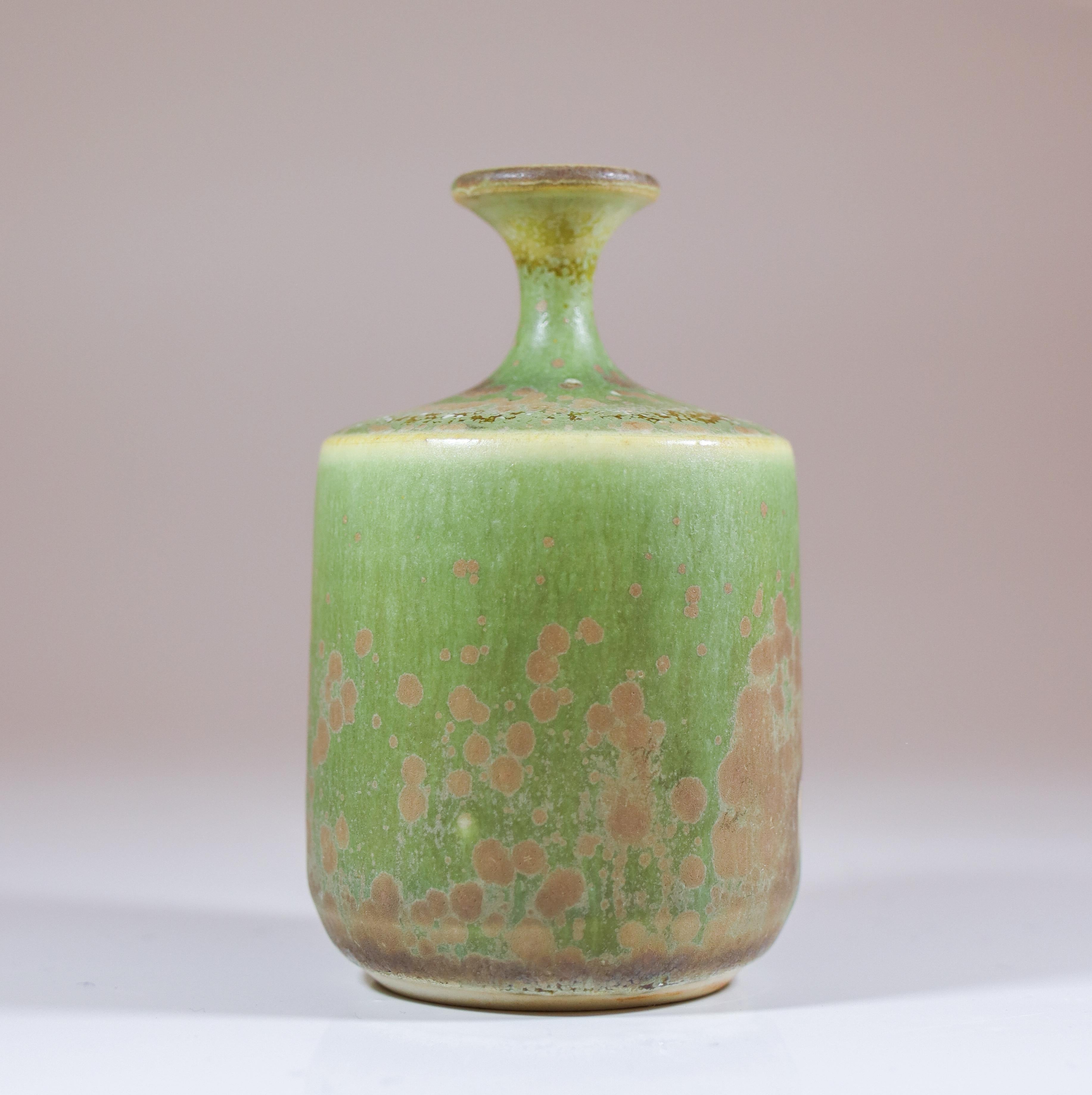 Fine XX secolo Vaso piccolo con smalto, Rolf Palm Mölle, Svezia in vendita