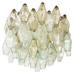 Small Venini Poliedri Murano Glass Chandelier