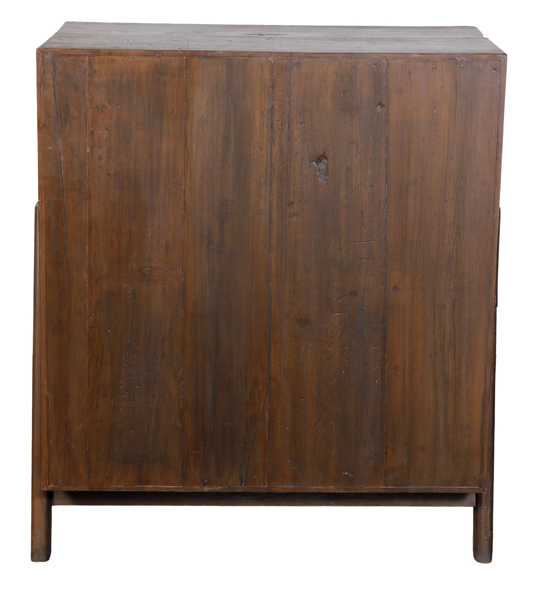 Indian Small Version of the Pierre Jeanneret PJ-R-01-C Cabinet Chandigarh Project For Sale