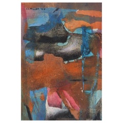 Small Vintage 1930's Abstract Painting