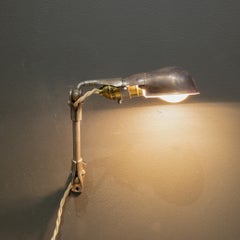 Small Vintage Articulating Industrial Lamp c.1930 (FREE SHIPPING)