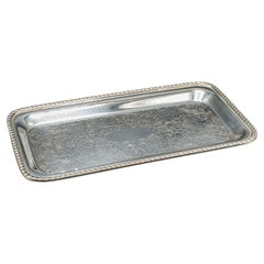 Small Vintage Bonbon Tray, American, Silver Plate, Key Dish, Reception, Serving