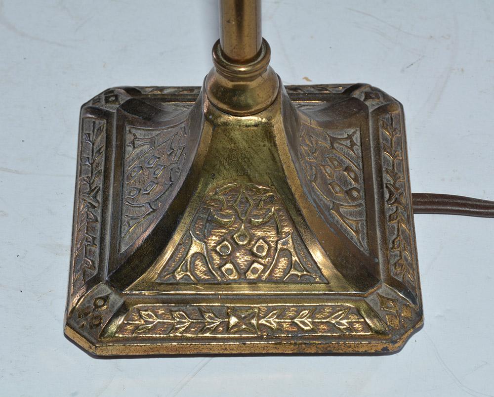American Small Vintage Bronze Table Lamp