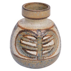 Petit vase en céramique vintage de Noomi Backhausen pour Soholm Stentoj:: Danemark