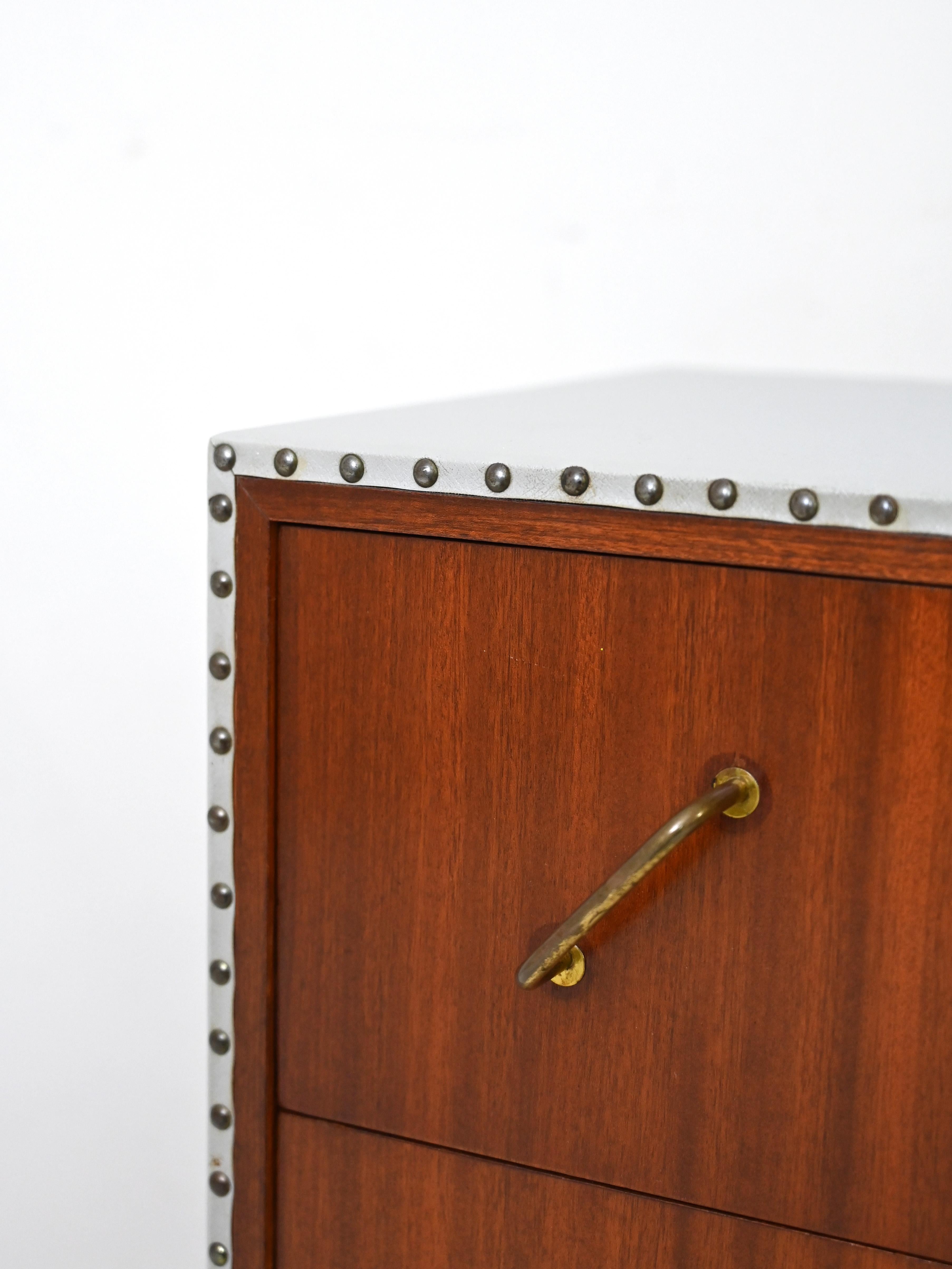 Mid-20th Century Small Vintage Chest of Drawers/Bedside Table