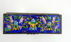 Small Vintage Chinese Enamel Box