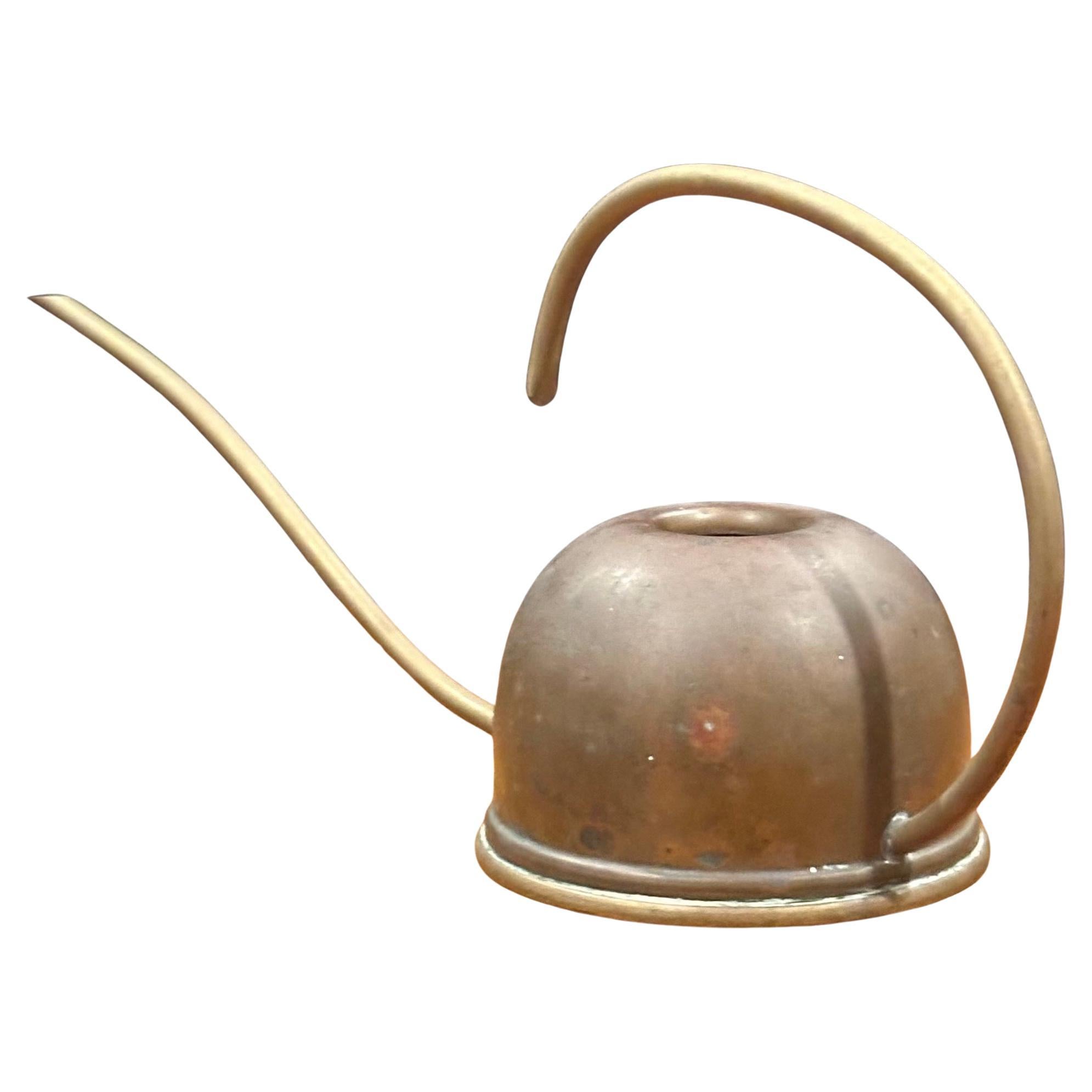 Pequeña regadera vintage de cobre en venta 4
