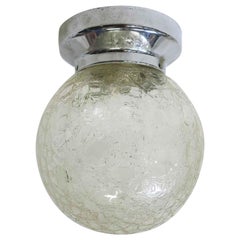 Craquelé-Deckenglas-Kugel-Anhänger:: Vintage