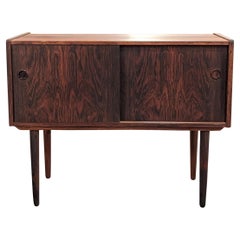 Small Vintage Danish Midcentury Rosewood Cabinet, 012304