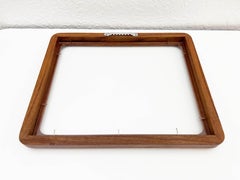 Small Vintage Danish Teak Picture Frame