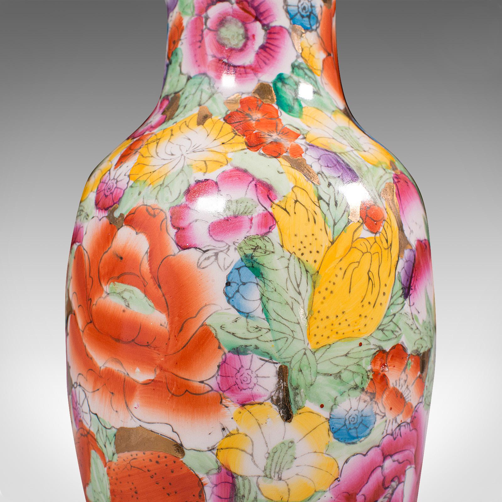 Small Vintage Display Vase, Chinese, Posy, Baluster Urn, Mid 20th Century, 1950 6