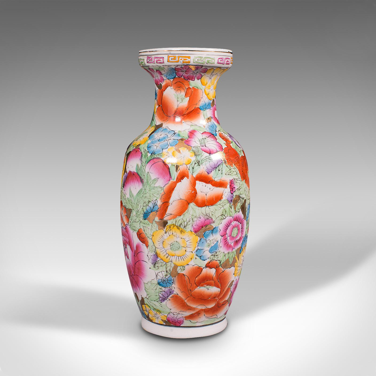 Small Vintage Display Vase, Chinese, Posy, Baluster Urn, Mid 20th Century, 1950 2