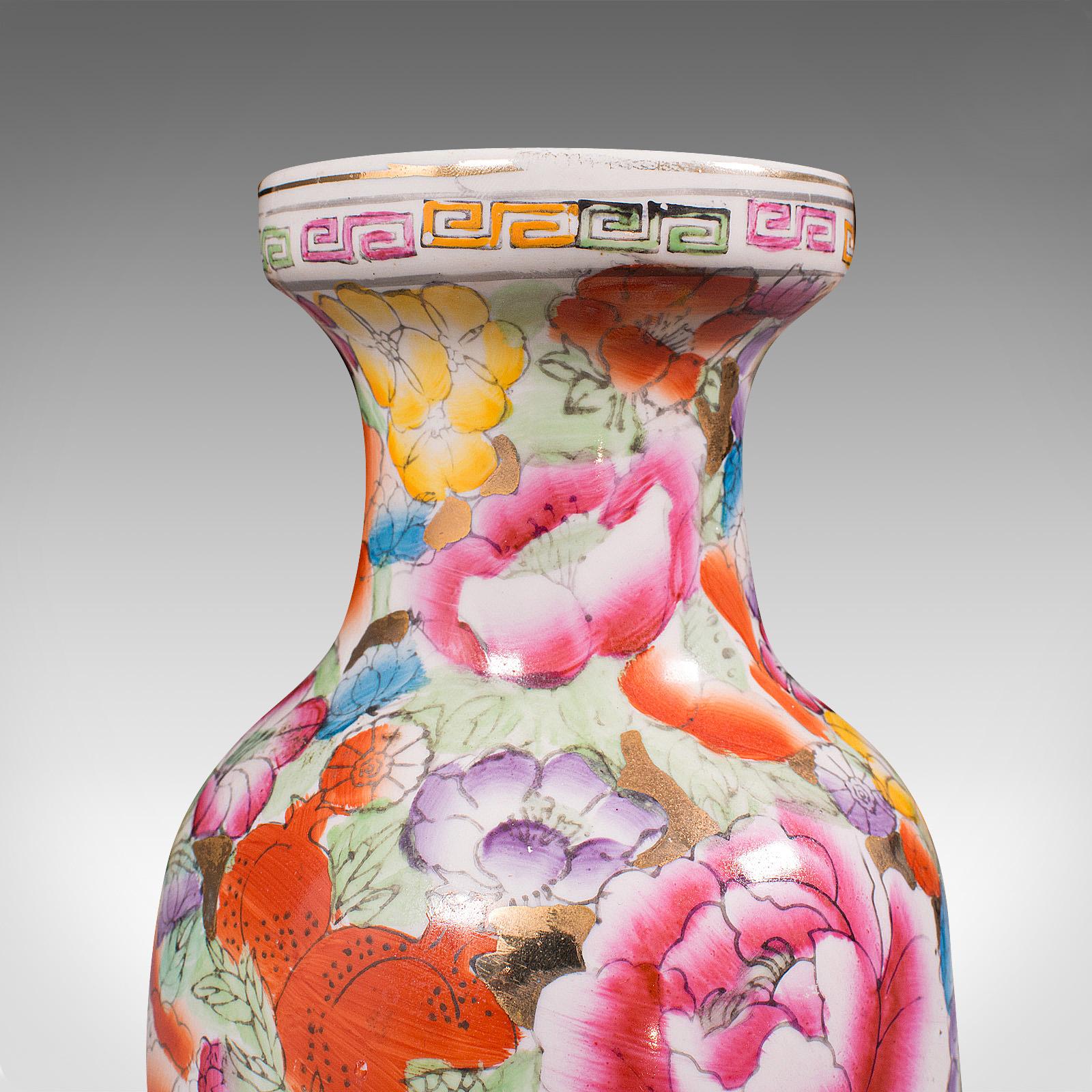 Small Vintage Display Vase, Chinese, Posy, Baluster Urn, Mid 20th Century, 1950 4