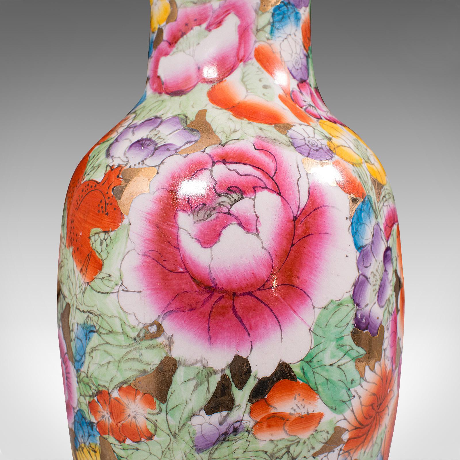 Small Vintage Display Vase, Chinese, Posy, Baluster Urn, Mid 20th Century, 1950 5