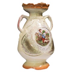 Small Vintage Display Vase, English, Ceramic, Decorative Baluster, circa 1930