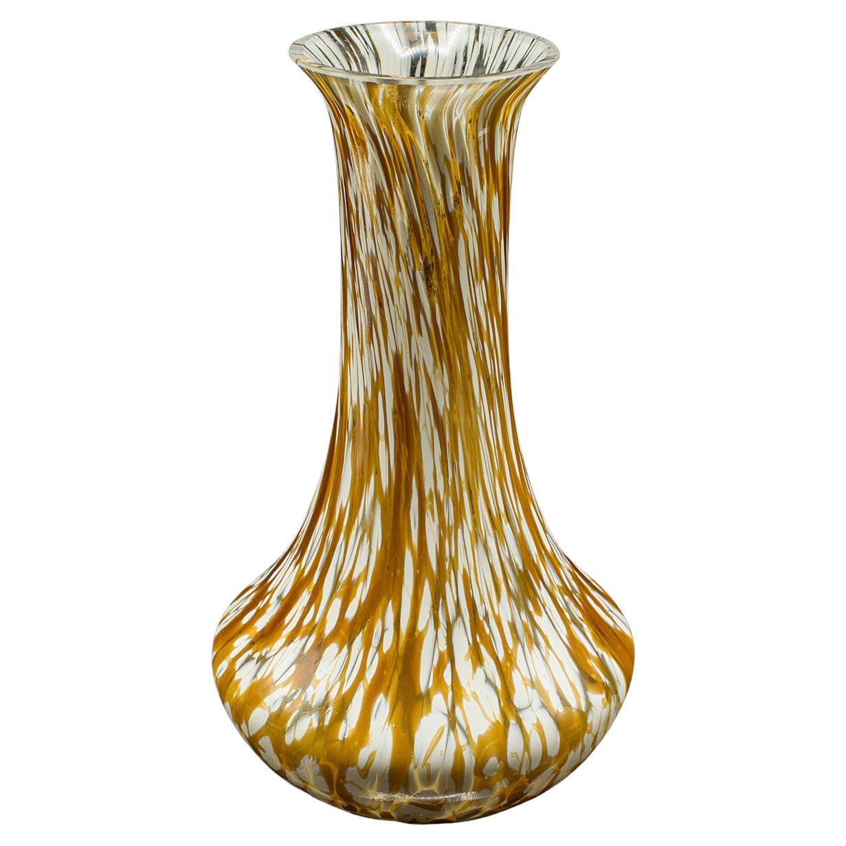 Small Vintage Display Vase, Italian, Murano Art Glass, Posy Sleeve, Circa 1980