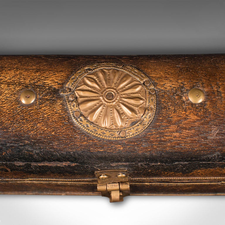 Small Vintage Dome Topped Box, Indian, Desk Tidy, Pen Case, Art Deco