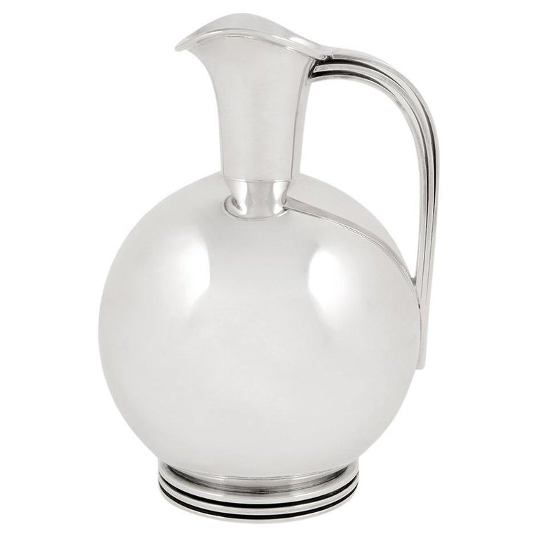 6 Piece Art Deco “Spherical Miracle” Orb Thermos Carafe Pitcher