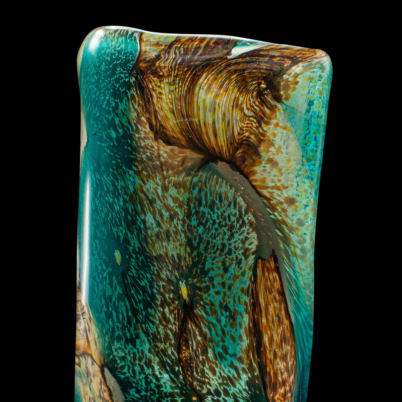 Petit vase à fleurs maltais, verre d'art, manches à fleurs, porte-théière en vente 3