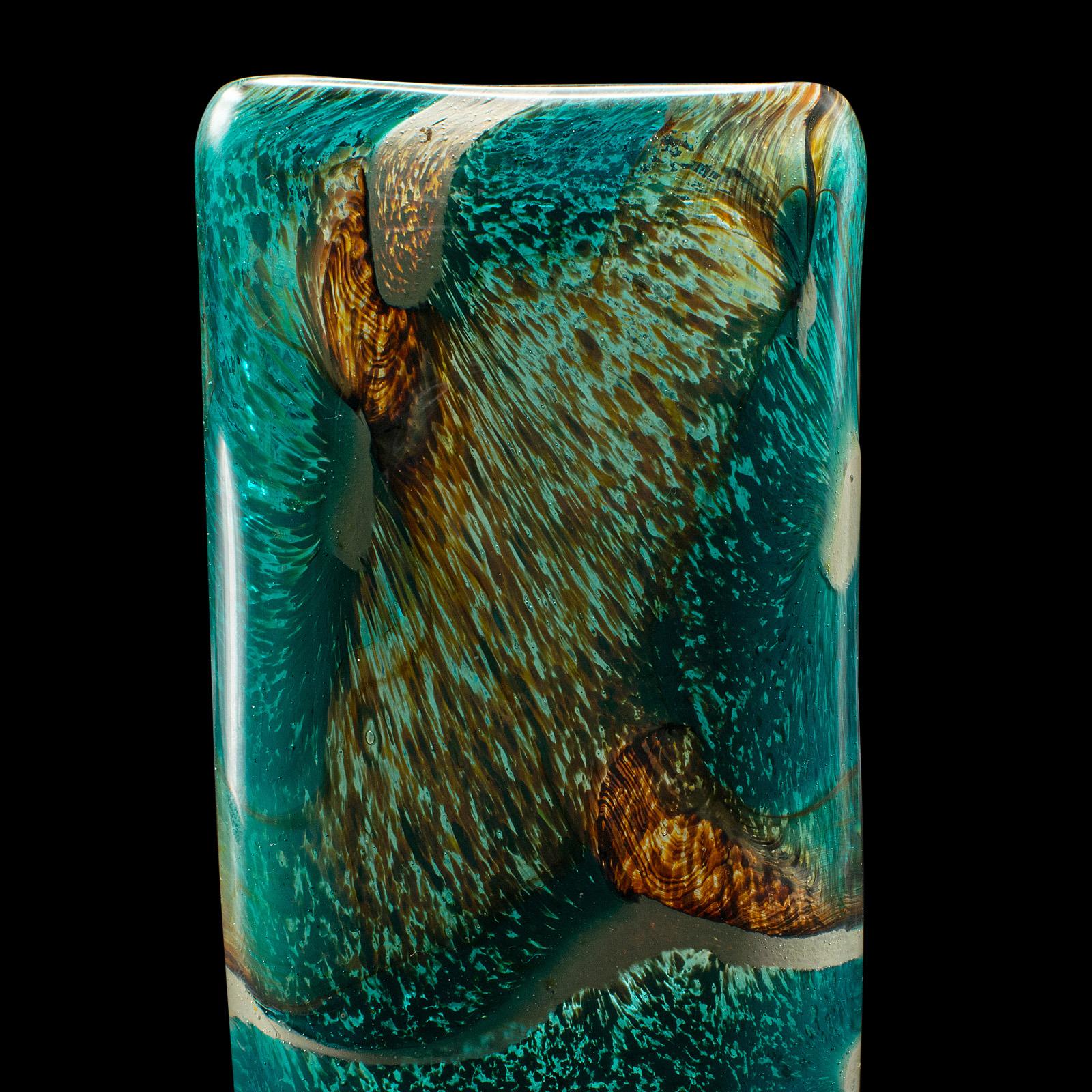 Petit vase à fleurs maltais, verre d'art, manches à fleurs, porte-théière en vente 5